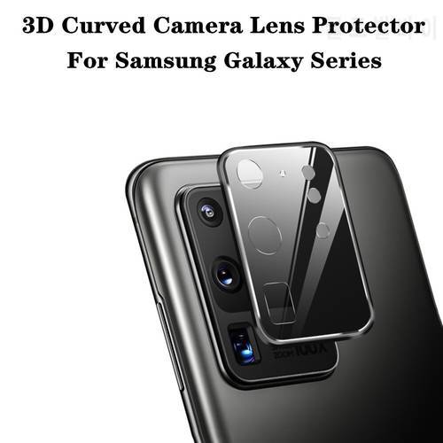 3D Curved Lens Protector For Samsung Galaxy S21 S20 S20FE Ultra Plus 5G Camera Cover For Samsung Galaxy A23 A52 S22 A53 Glass