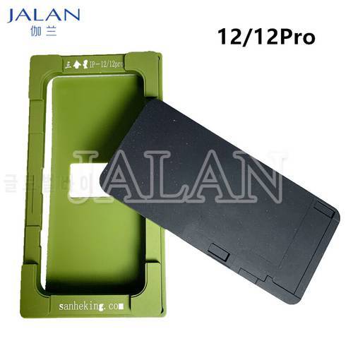 2021 New 2 in 1 Lamination Mold For iPhone 12Pro Glass LCD Touchscreen 12 Pro TP Display Lamination Green Mould Rubber Mat Form