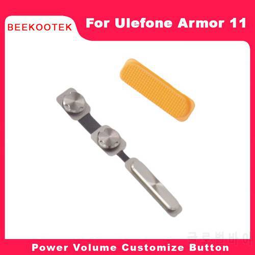 For Ulefone Armor 11 5G Original Power Volume Customize Button Key Repair Accessories Replacement For Ulefone Amror 11 Cellphone