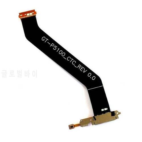 Charger Charging Port Connector Flex Cable For Samsung Galaxy Tab 2 10.1 GT-P5100 P5110 P5113 With Mic Miicrophone