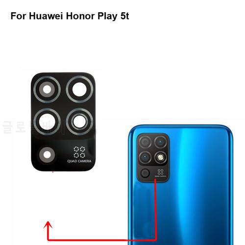 For Huawei Honor Play 5t Replacement Back Rear Camera Lens Glass Parts For Huawei Honor Play 5 t test good NZA-AL00 Glass lens