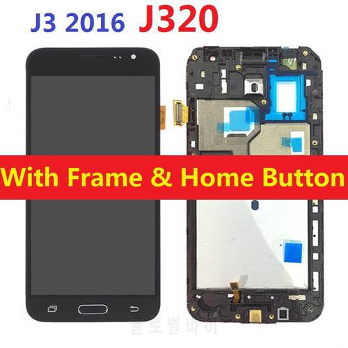 Tested with Frame For Samsung Galaxy J3 Display Touch Screen Lcd Digitizer SM-J320F J320FN J320H J320M J320F/DS Replacement