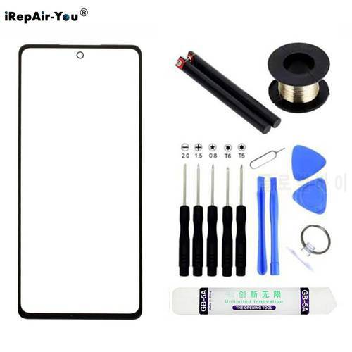 Front Outer Glass Lens with OCA For Samsung Galaxy S21 ultra S20 Plus S20 Ultra Front Screen Glass Replacement Repair Tools kit