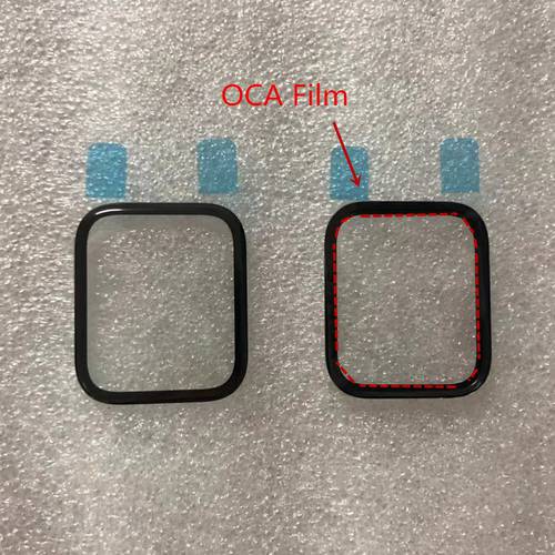 AAA Quality Front Outer Glass with OCA Lens Cover Replacement For Apple watch series 7 6 5 4 3 2 1 38mm 42 mm 40mm 44mm LCD