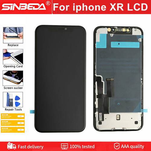 OLED Little Crush For iPhoneX XR XS 11 12 pro max LCD Display Touch Screen with 3D Touch Digitizer For iPhone XR LCD Replacement