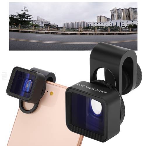 Mobile Phone Lens Mobile Phone Lens for Iphone Samsung Mobile Anamorphic Lens 1.33X Wide Screen Deformation Filmmaking