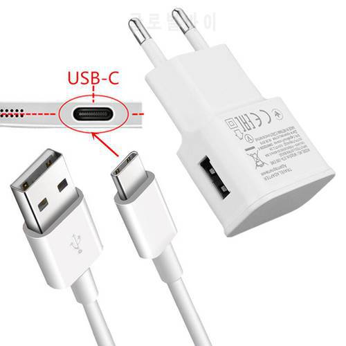 Travel Wall Charger USB Adapter For Samsung Galaxy A8 Plus S8 S9 S10 S20 FE A20 A30s A40 A50 A51 M31 Type C data Charging Cable
