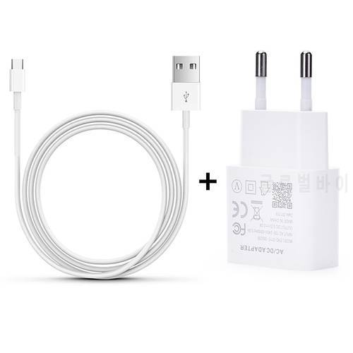 for Huawei P20 P30 Lite USB Charger 5V 2A EU Power Adapter USB Type C Cable Y5 Y6 Y9 prime 2019 Nova 3 3i 4 Honor 8A 8S 8X 9A