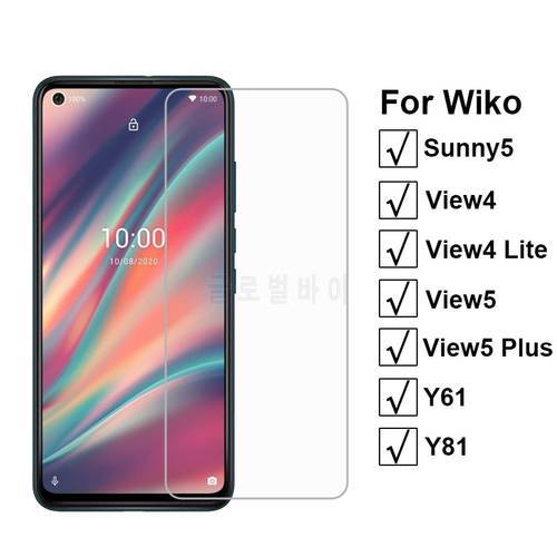 2PC Screen Protector For Wiko View 5 Plus 4 Lite Tempered Glass For Wiko Y61 Y81 Pelicula Protective Glass on Wiko Sunny 5 Vetro