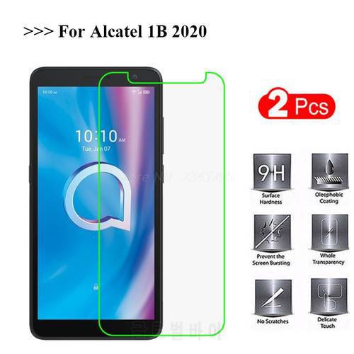 Tempered Glass For Alcatel 1B 2020 Screen Protector 9H Explosion proof Protective Mobile Phone Film For Alcatel 1B 1 B 2020 Glas
