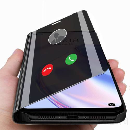 smart Mirror case for Huawei P40 lite 5G stand book flip cover for huawei P 40lite 40 lite huavei P40 lit light 5G covers coque