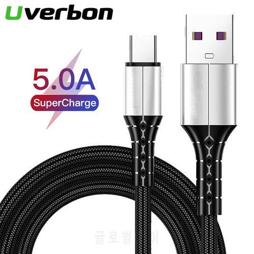 5A USB C Data Cable For Huawei Pro Xiaomi Fast Charging Cable USB Type C Charger Charging Micro Cord Phone Data Wires Cable