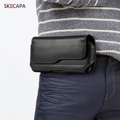Phone Pouch For Nokia 1.4 8.3 7.3 6.3 5.4 3.4 2.4 C3 1.3 2.3 6.2 7.2 8.1 6.1 7.1 5.1 5.3 Waist Bag Magnetic Holster Leather Case