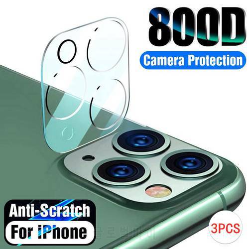 3PCS Camera Lens Tempered Glass For iPhone 11 12 Pro XS Max X XR Screen Protector Film For iPhone 11 7 8 6 6S Plus Camera Glass
