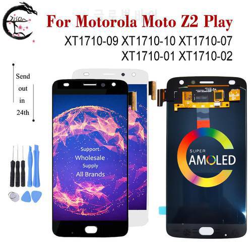 AMOLED LCD For Motorola Moto Z2 Play XT1710-09 XT1710-10 XT1710-07 XT1710-01/02 Display Screen Touch Sensor Digitizer Assembly