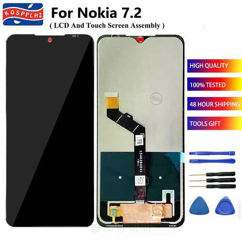 KOSPPLHZ For NOKIA 7.2 Display LCD + Touch Screen Assembly 6.3