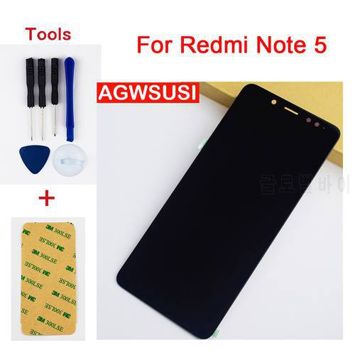 For Xiaomi Redmi Hongmi Note 5 Note5 Touch Screen Digitizer Sensor Glass + LCD Display Monitor Module Panel Assembly