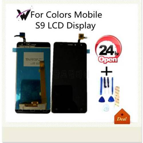 For Colors Mobile S9 LCD Display With Touch Screen Digitzer Assembly Replacement With Tools