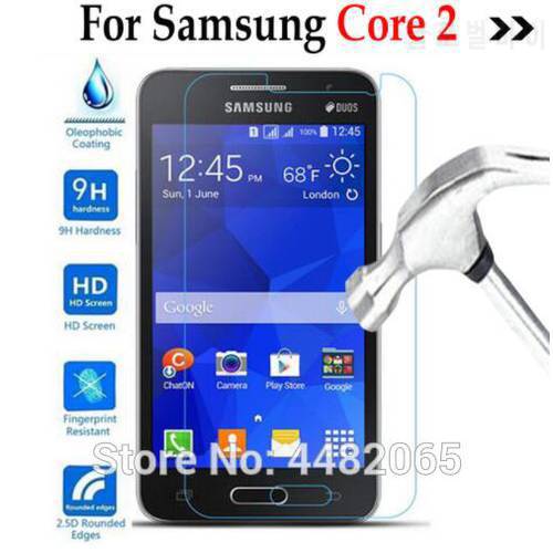 Core2 Tempered glass Cover For Samsung Galaxy Core 2 II Dous SM-G355H G355 G3559 Screen Protector protective film Guard