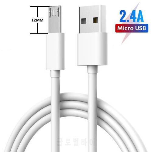 12Mm Micro Usb Cable Long Plug Charging Cord Wire For Caterpillar Cat S60 S41 S31 S30 S40 S42 (S32) , Crosscall Trekker-M1 Core