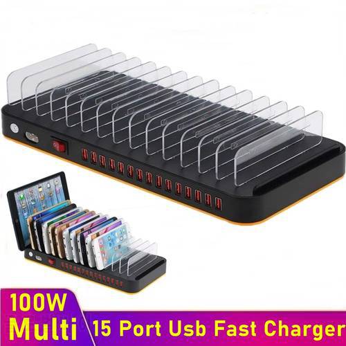 Tongdaytech 180W Multi USB Charger 15 Port Usb Fast Charger Tablet Phone Charging Station Stand For Iphone Samsung Xiaomi 충전기