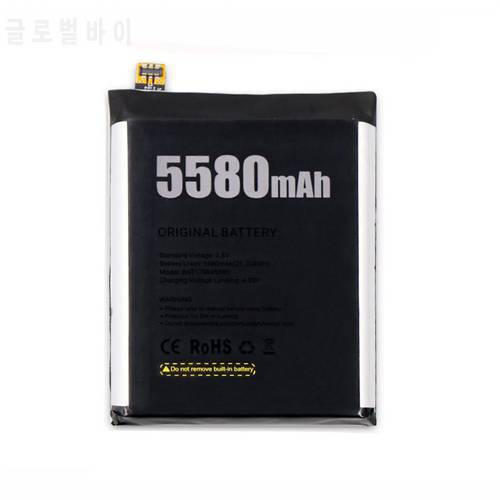 1x Retail / Bulk 5580mAh / 21.20Wh BAT173605580 Cell Phone Replacement Battery For Doogee S60 / S60 battery