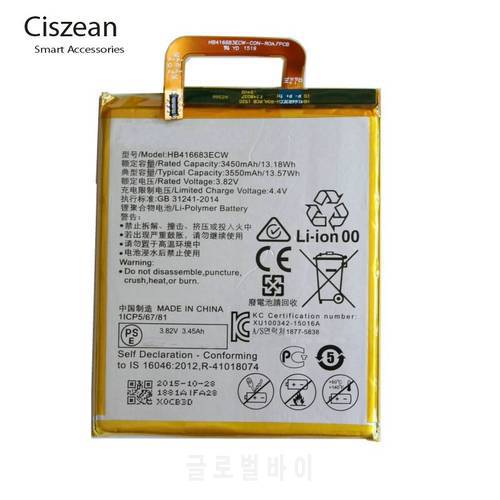 3550mAh HB416683ECW 3.82VDC Replacement Li-Polymer Battery For Huawei Ascend Nexus 6P Angler H1511 H1512 + Tracking Code
