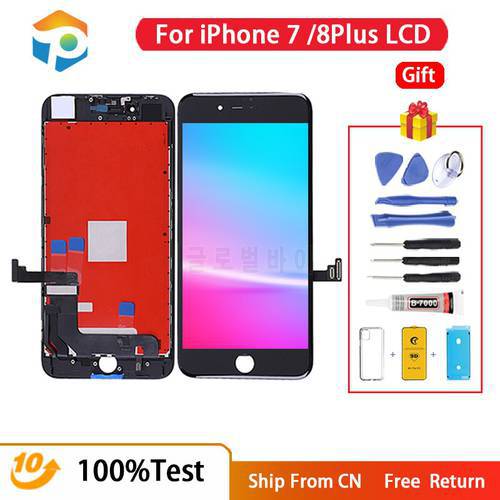 YWEWBJH Grade AA For iPhone 8 7 6S 6 Plus LCD Screen Replacement Display Touch Digitizer Assembly No Dead Pixel With Gift