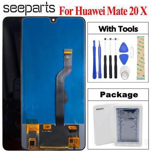 TFT LCD FOR Huawei Mate 20 X EVR-L29 EVR-AL00 TL00 LCD Display TOUCH Screen Replacement Accessories Assembly For Mate 20X LCD