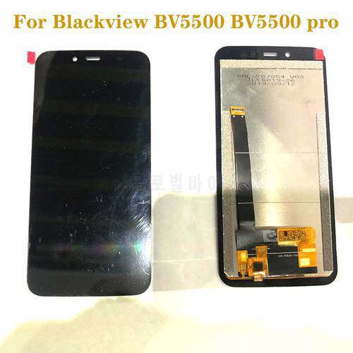 original display For Blackview BV5500 BV5500 PRO LCD + touch screen digitizer replacement for BV 5500 pro display repair parts