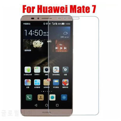 9H Tempered Glass For Huawei Ascend Mate7 MT7-TL10 MT7-L09 Safety Screen Protector on huawei mate 7 huawey Protective Glass