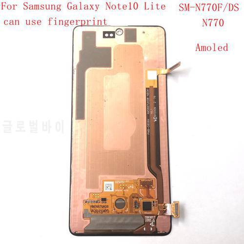 Amoled For Samsung Galaxy Note10 lite Lcd screen Display+Touch Glass Digitizer Assembly SM-N770F/DS N770