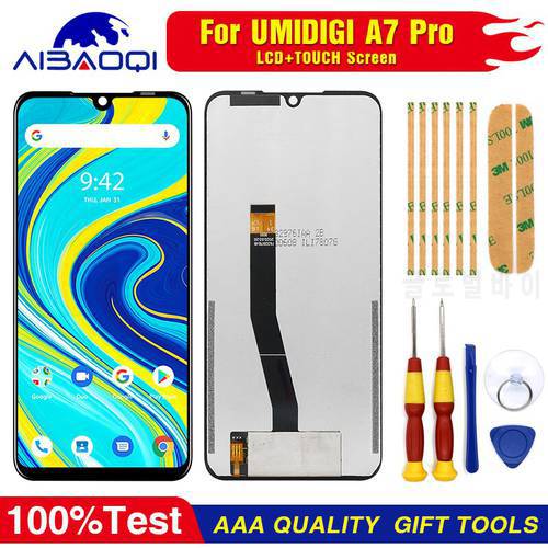 New Original Touch Screen LCD Display For Umidigi A7 Pro Replacement Parts + Disassemble Tool