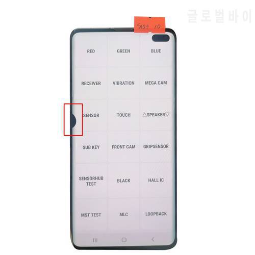 Original S10 Plus lcd For Samsung S10+ G975 LCD S10 Plus G975W G975F Display Touch Screen Digitizer With Dead Pixel Part