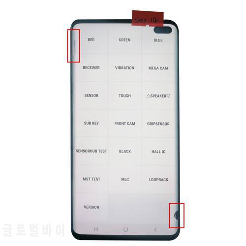 Original S10 Plus lcd For Samsung S10+ G975 S10 Plus G975W G975F LCD Display Touch Screen Digitizer With Dead Pixel Part