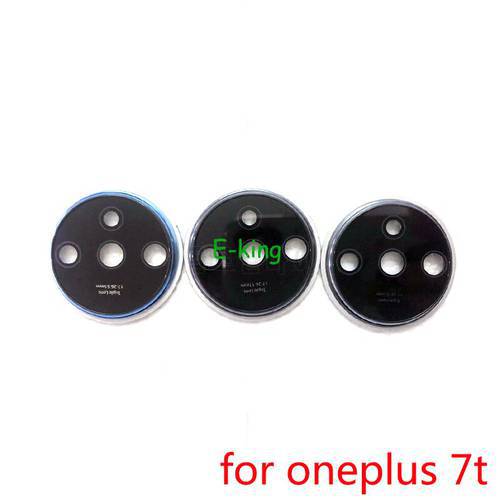 For Oneplus One Plus 7t Back Rear Camera Glass Lens With Adhesive Replacement Parts