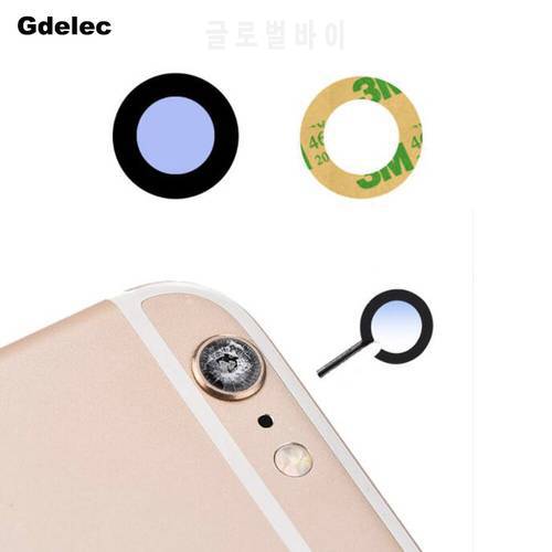 5pcs/lots black Glass Camera Lens with Tape Replacement for Apple iPhone X XS Max XR 8 7 6s 6 plus Sapphire Crystal Camera Lens