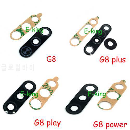 10PCS For Motorola Moto G8 G8 Plus Play Power Lite Rear Back Camera Glass Lens Cover with Ahesive Sticker Replacement Parts