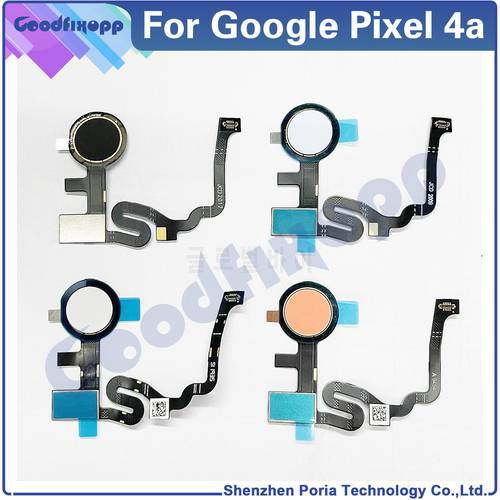 For Google Pixel 4A G025J GA02099 Phone Home Button FingerPrint Touch ID Sensor Flex Cable Ribbon Google Pixel 4a 5G GD1YQ G025I