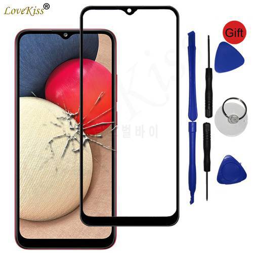 Front Panel For Samsung Galaxy A02 A02S A025 A21 A217 A21S A12 A215 A32 A51 A52 Touch Screen Glass Cover Not LCD Display Sensor