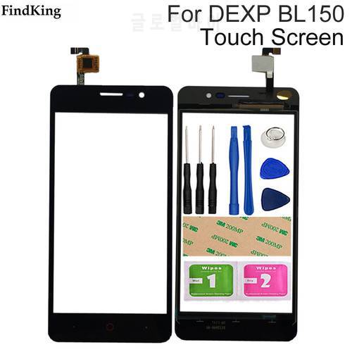 Touch Screen For DEXP Ixion BL150 Touch Screen Glass Touch Panel Lens Glass Digitizer For DEXP BL150 BL 150 3M Glue Tools