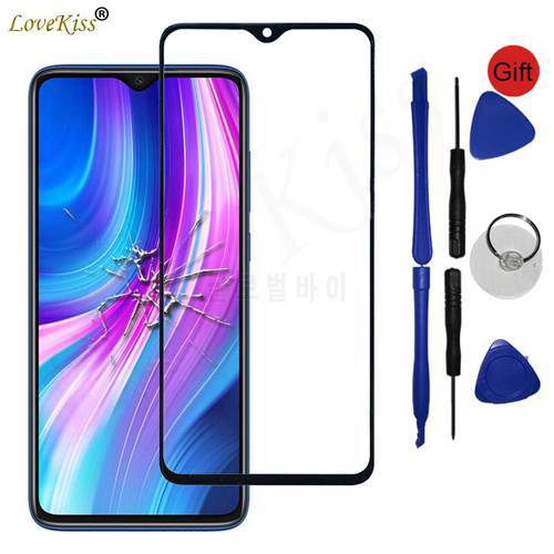 Front Panel For Xiaomi Mi 8 Lite SE Redmi 8 8A Note 8 Pro 8T Note8T Note8 Pro Touch Screen TP Glass Cover Not LCD Display Sensor