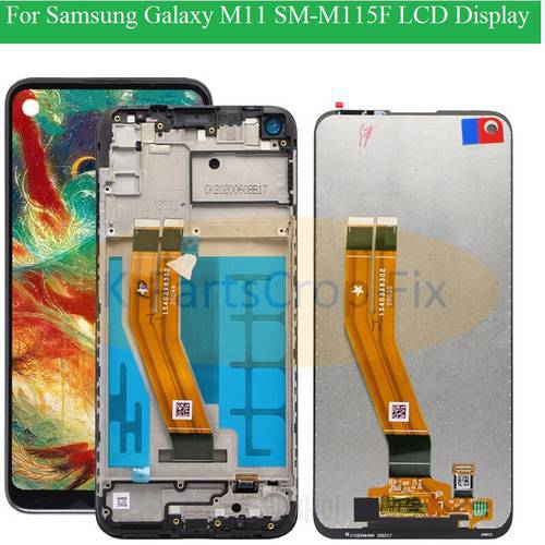 6.4‘’For Samsung Galaxy M11 SM-M115F SM-M115F/DSN LCD Display Touch Screen Digitizer Assembly Replace For Samsung M11 lcd