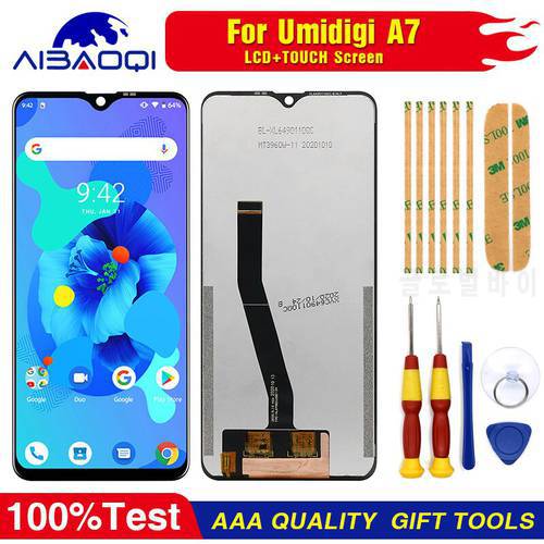New Original 6.49 Inch Touch Screen+720x1080 LCD Display For UMIdigi A7 Replacement Parts + Disassemble Tool