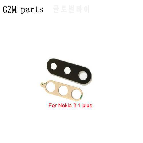 GZM-parts 3pcs/lot Rear Back Camera Glass Lens Cover For Nokia 5 6 6.2 5.1 6.1 3.1 plus With Adhesive Sticker Replacement Parts