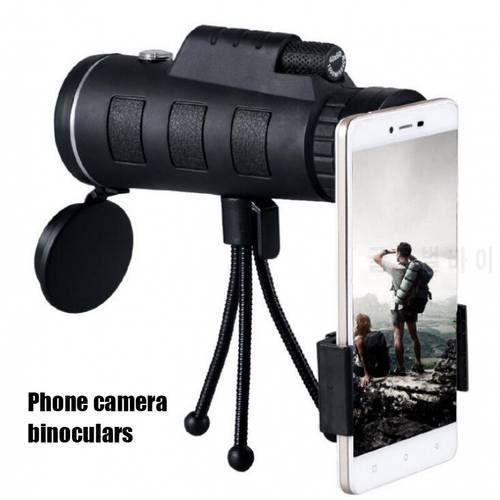 4K 10-300X40MM Super Telephoto Monocular Telescope Zoom Monocular Binoculars Pocket Telescope For Smartphone Take Picture