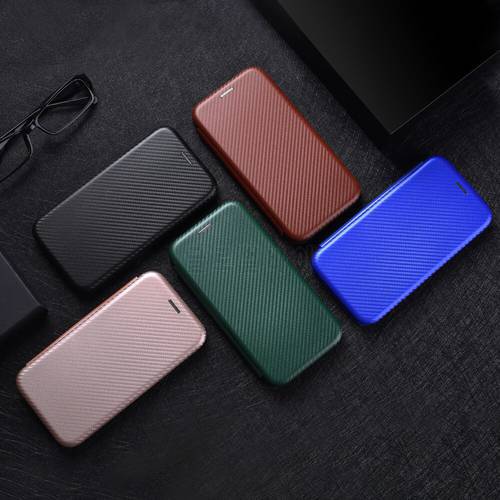 Fashion Flip Carbon ShockProof Wallet Magnetic Leather Cover Case For Ulefone Note 9P 11P 9 P 11 P Protective Phone Bags