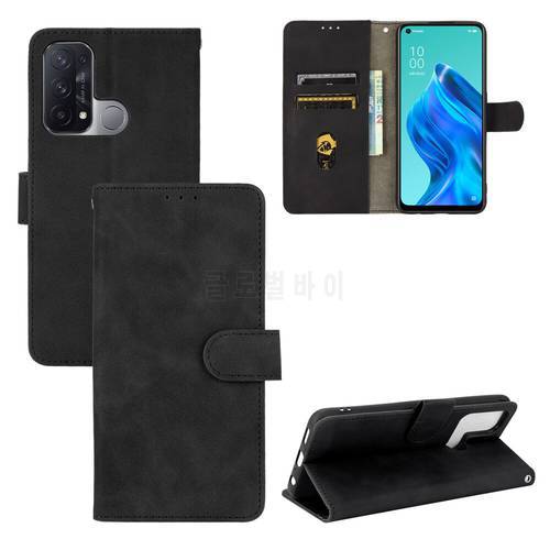 For OPPO Reno 5A Case Luxury Flip Skin Texture PU Leather Wallet Stand Case For OPPO Reno 5A 5 A Reno5A Phone Bags