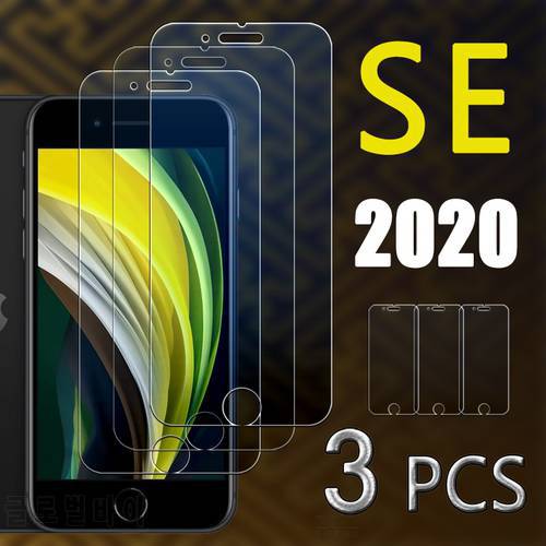 Glass for iphone se 2020 screen protector iphonese se2020 se2 2 i phone 2020se armor film temper glas protection 3 pcs