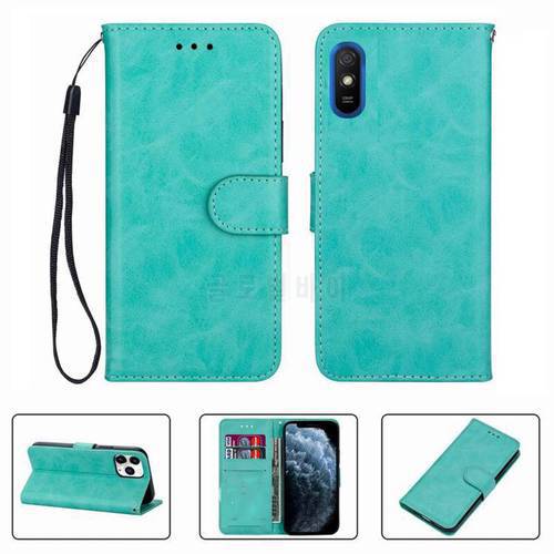 For Xiaomi Redmi 9A M2006C3LG M2006C3LI M2006C3LC Wallet Case High Quality Flip Leather Phone Shell Protective Cover Funda